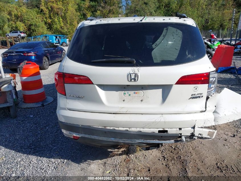 5FNYF6H05HB031279 2017 Honda Pilot Elite