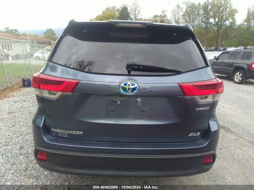 5TDJGRFH0KS069319 2019 Toyota Highlander Hybrid Xle