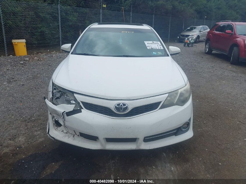 2012 Toyota Camry Se VIN: 4T1BF1FK7CU598747 Lot: 40482098