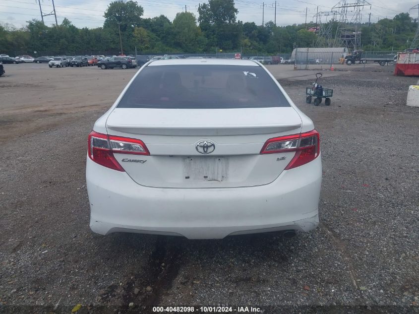 2012 Toyota Camry Se VIN: 4T1BF1FK7CU598747 Lot: 40482098