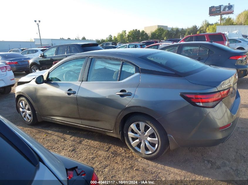 2021 Nissan Sentra S Xtronic Cvt VIN: 3N1AB8BV2MY287538 Lot: 40482117