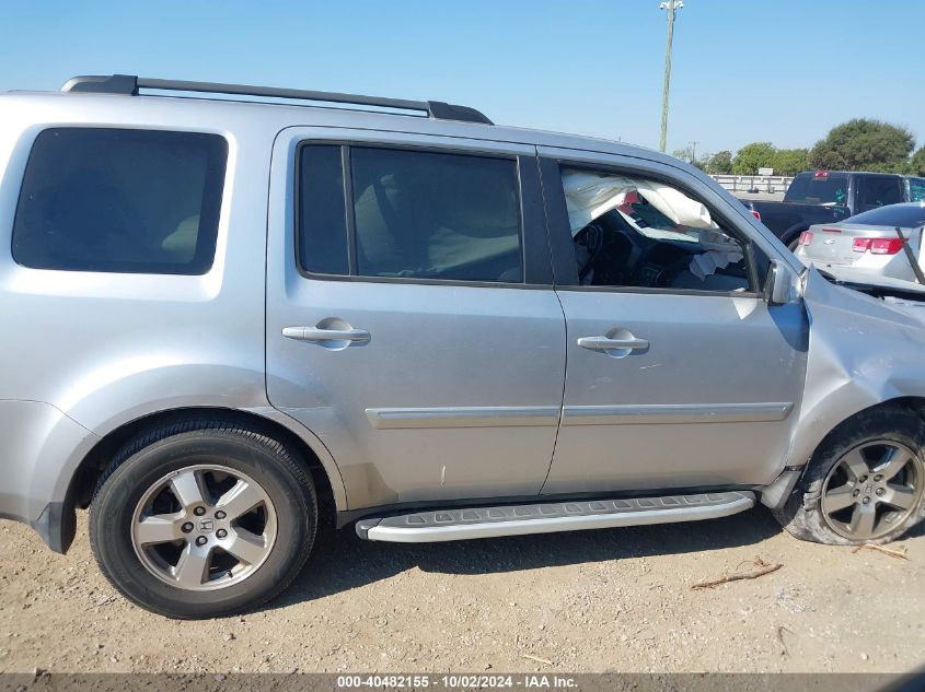 2010 Honda Pilot Ex-L VIN: 5FNYF3H59AB005767 Lot: 40482155