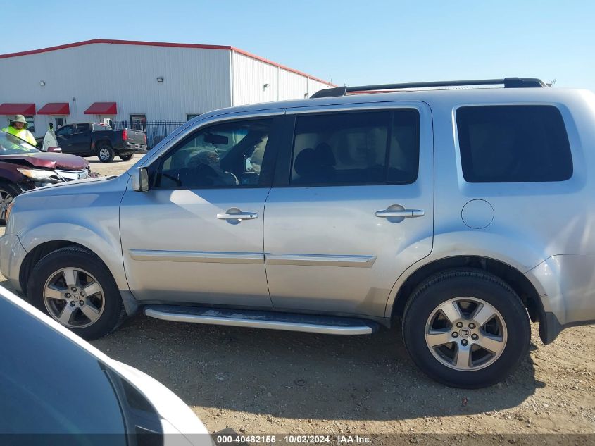 2010 Honda Pilot Ex-L VIN: 5FNYF3H59AB005767 Lot: 40482155