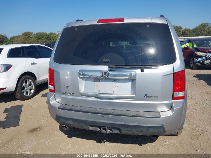 2010 Honda Pilot Ex-L VIN: 5FNYF3H59AB005767 Lot: 40482155