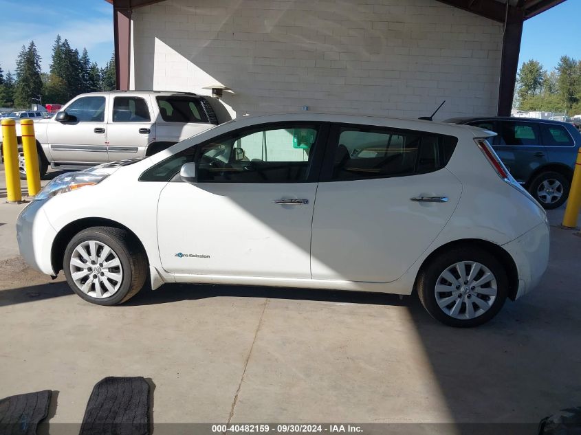 1N4AZ0CP7GC309322 2016 Nissan Leaf S