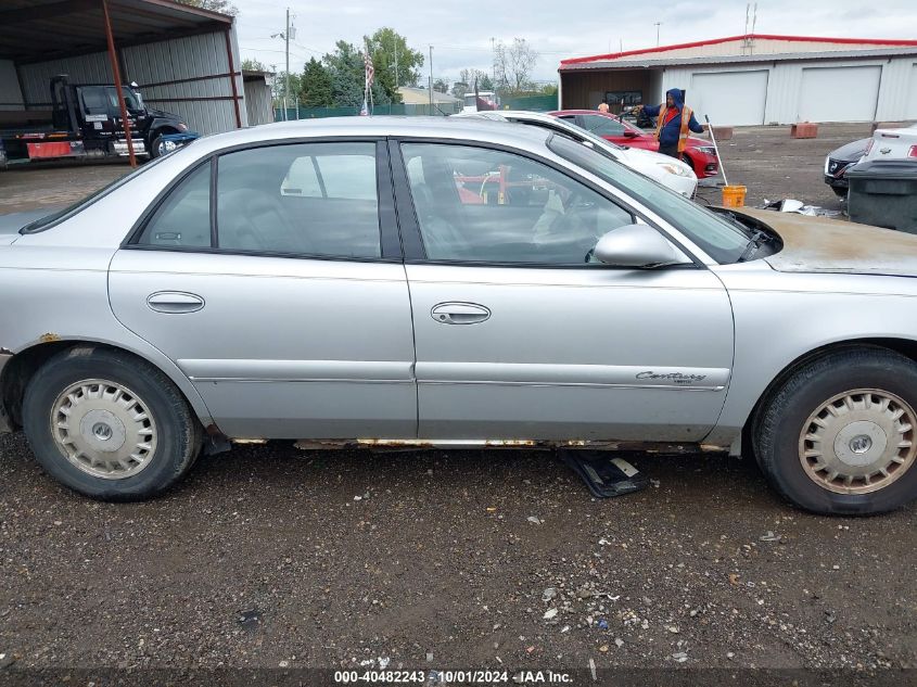 2002 Buick Century Limited VIN: 2G4WY55J621199169 Lot: 40482243