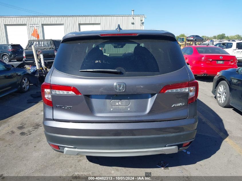 2021 Honda Pilot Exl VIN: 5FNYF6H58MB011596 Lot: 40482313