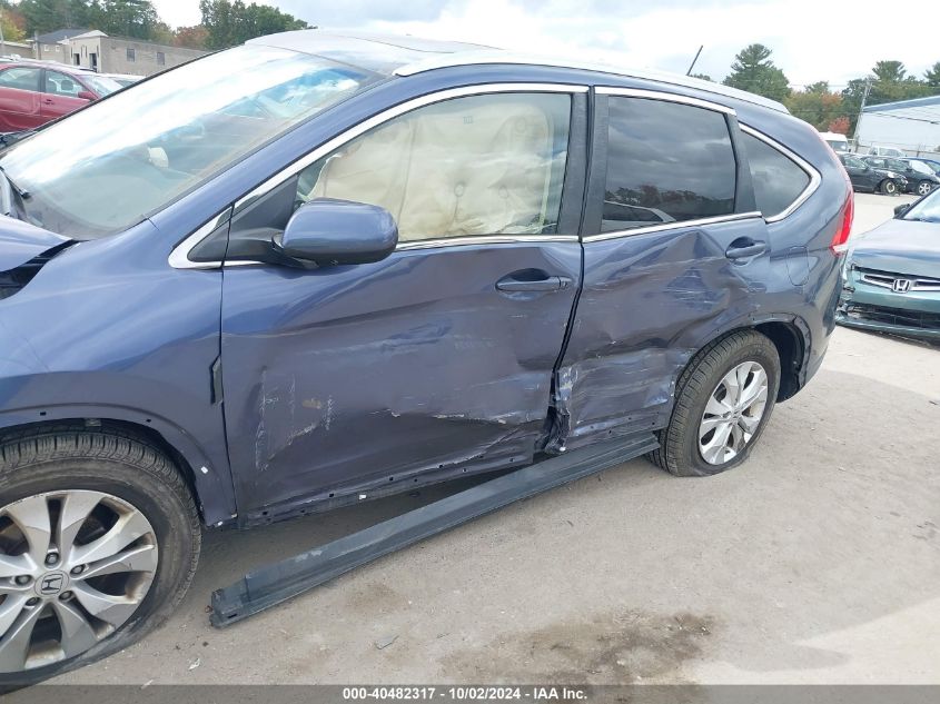 2012 Honda Cr-V Ex-L VIN: JHLRM4H78CC013492 Lot: 40482317