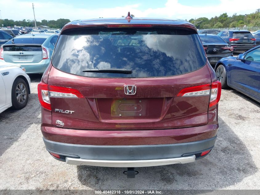 5FNYF5H55KB003589 2019 Honda Pilot Exl