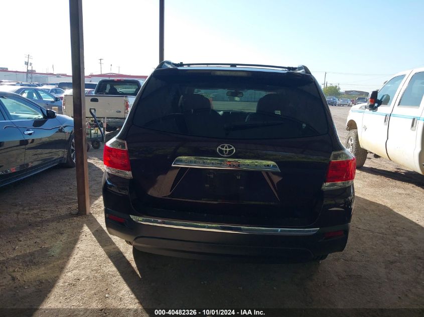 2013 Toyota Highlander Limited V6 VIN: 5TDYK3EH0DS124852 Lot: 40482326