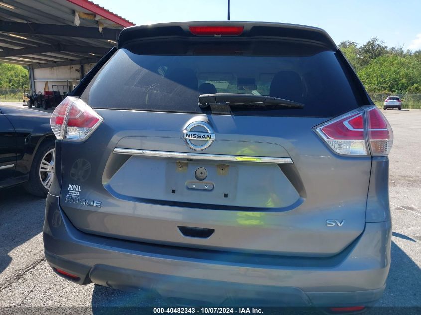 KNMAT2MT6GP736504 2016 Nissan Rogue Sv