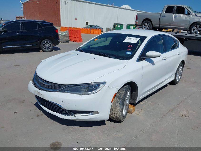 VIN 1C3CCCAB1GN153591 2016 Chrysler 200, Limited no.2