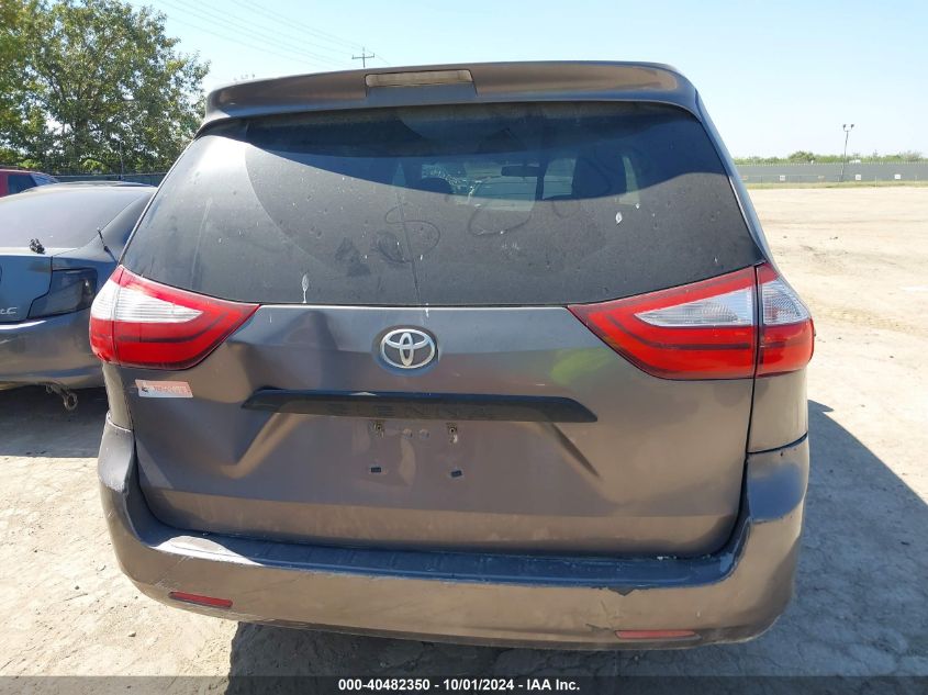 2017 Toyota Sienna VIN: 5TDZZ3DC9HS766725 Lot: 40482350