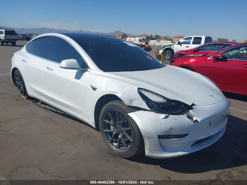 2020 Tesla Model 3 Standard Range Plus Rear-Wheel Drive/Standard Range Rear-Wheel Drive VIN: 5YJ3E1EA4LF744759 Lot: 40482356