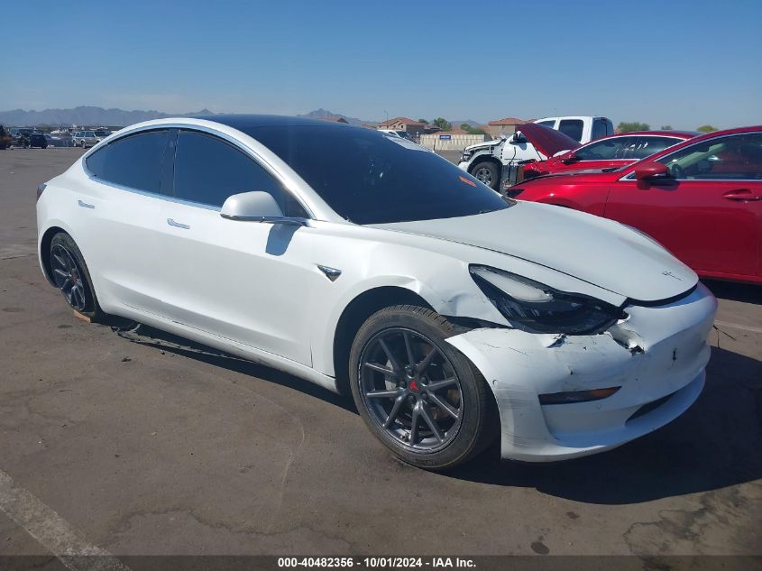 2020 Tesla Model 3 Standard Range Plus Rear-Wheel Drive/Standard Range Rear-Wheel Drive VIN: 5YJ3E1EA4LF744759 Lot: 40482356