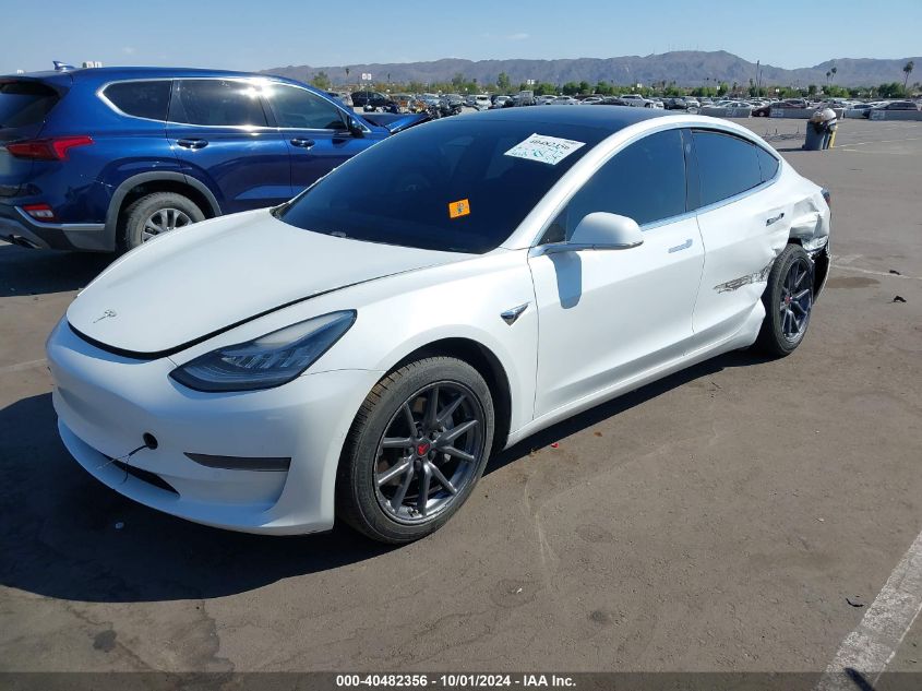 2020 Tesla Model 3 Standard Range Plus Rear-Wheel Drive/Standard Range Rear-Wheel Drive VIN: 5YJ3E1EA4LF744759 Lot: 40482356