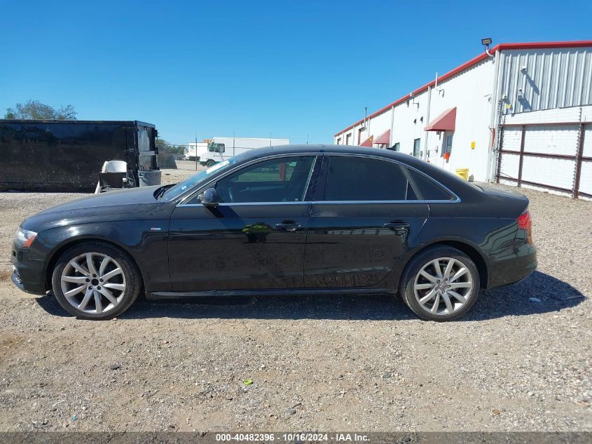 2014 Audi A4 2.0T Premium VIN: WAUAFAFL3EA074022 Lot: 40482396