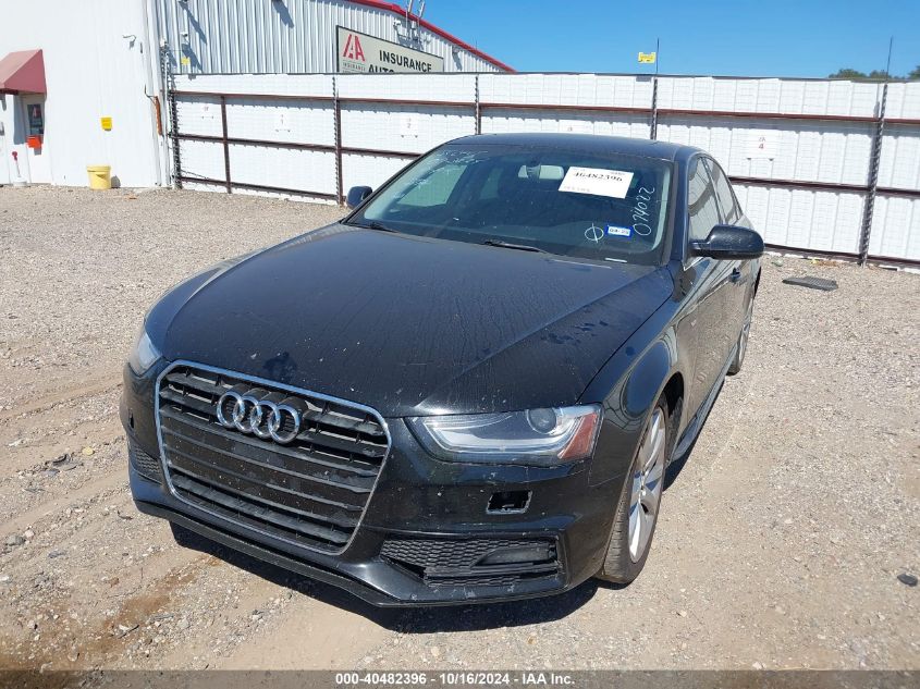 2014 Audi A4 2.0T Premium VIN: WAUAFAFL3EA074022 Lot: 40482396