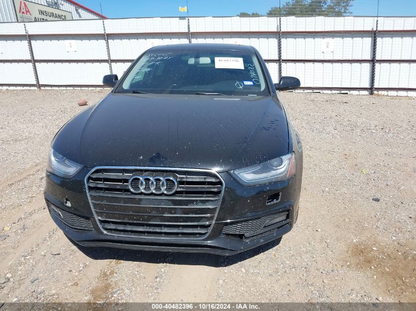 2014 Audi A4 2.0T Premium VIN: WAUAFAFL3EA074022 Lot: 40482396