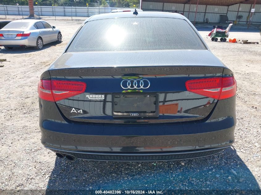 2014 Audi A4 2.0T Premium VIN: WAUAFAFL3EA074022 Lot: 40482396