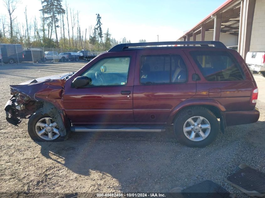 JN8DR09Y53W802498 2003 Nissan Pathfinder Le/Se