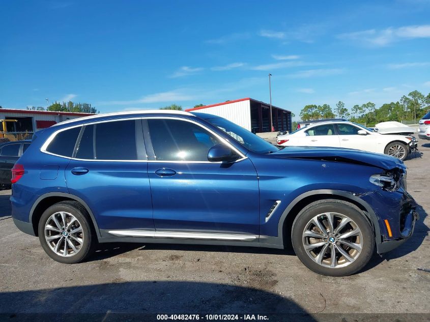 5UXTR7C5XKLF23368 2019 BMW X3 Sdrive30I