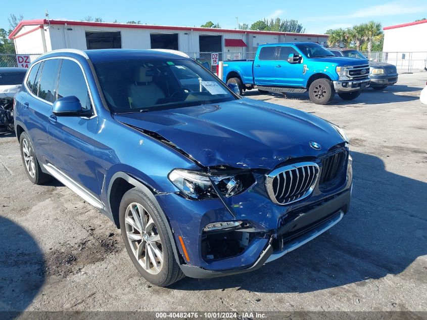 5UXTR7C5XKLF23368 2019 BMW X3 Sdrive30I