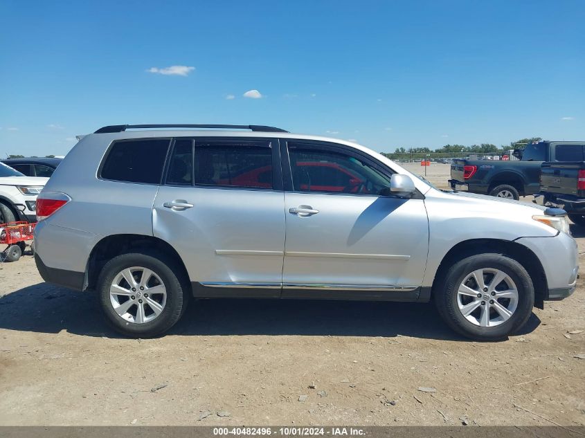 2012 Toyota Highlander Se VIN: 5TDZK3EH8CS054049 Lot: 40482496