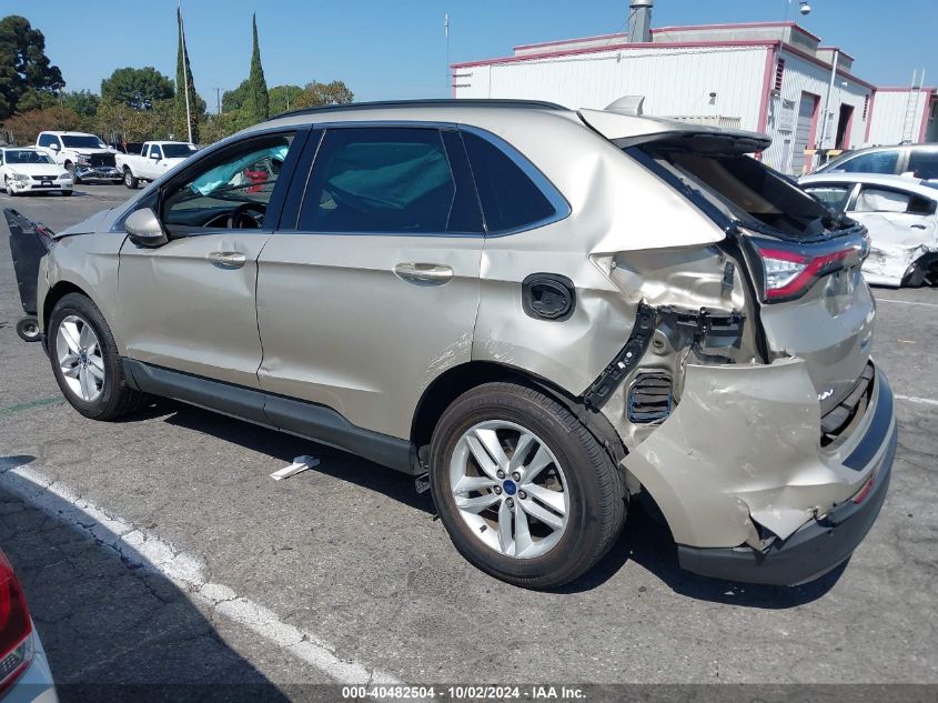 2017 Ford Edge Sel VIN: 2FMPK3J99HBB46720 Lot: 40482504