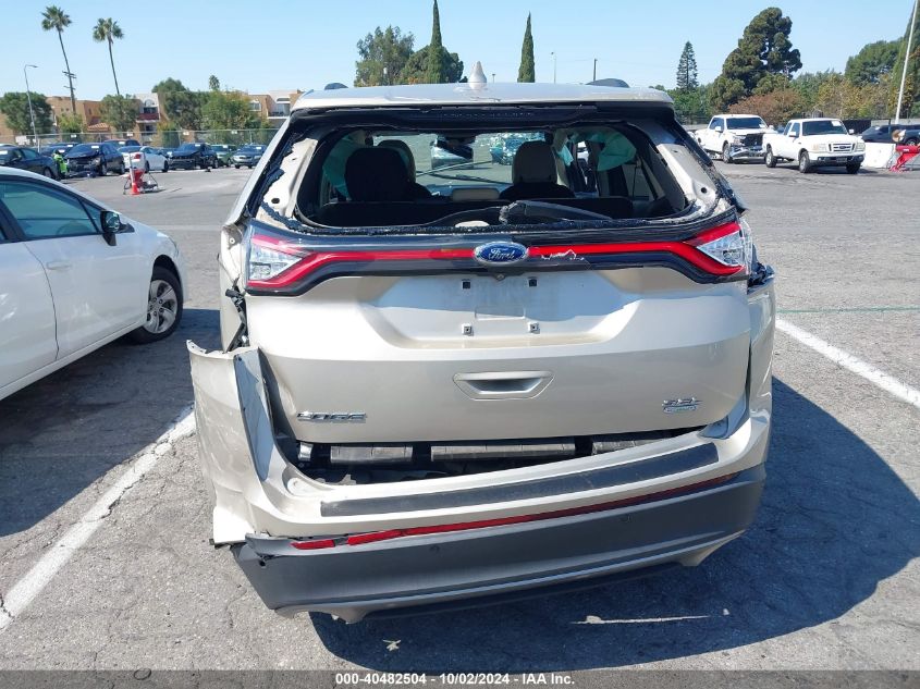 2017 Ford Edge Sel VIN: 2FMPK3J99HBB46720 Lot: 40482504