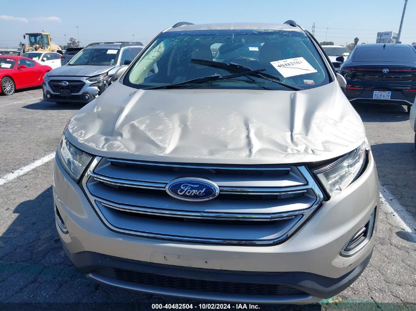 2017 Ford Edge Sel VIN: 2FMPK3J99HBB46720 Lot: 40482504