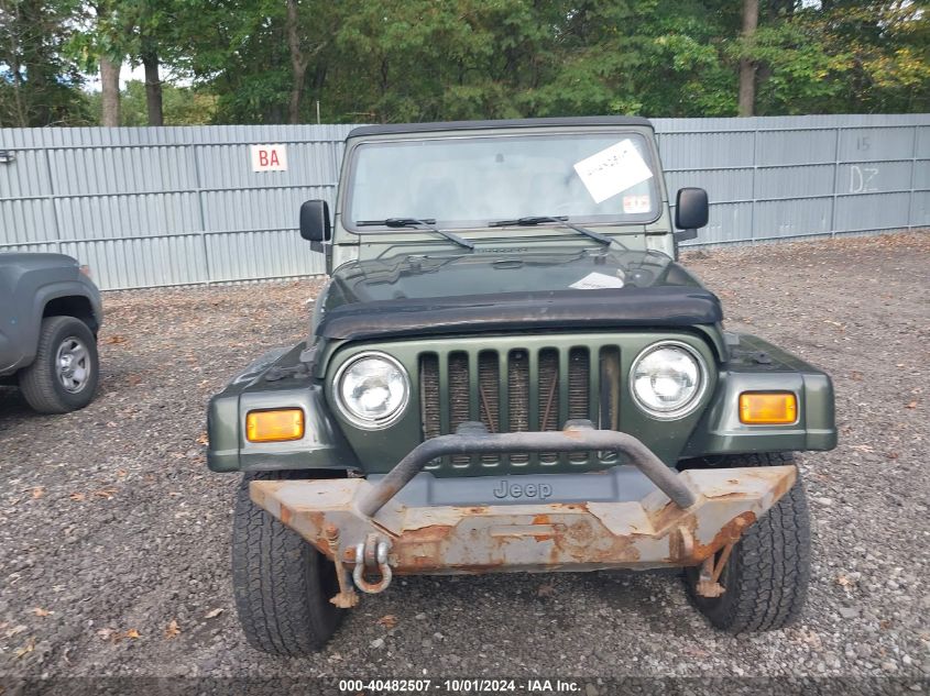 2006 Jeep Wrangler X VIN: 1J4FA39SX6P769760 Lot: 40482507