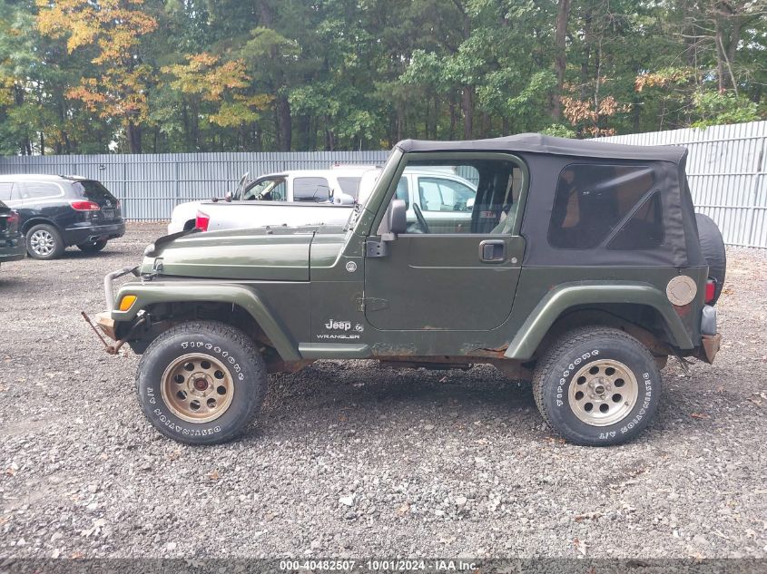 2006 Jeep Wrangler X VIN: 1J4FA39SX6P769760 Lot: 40482507