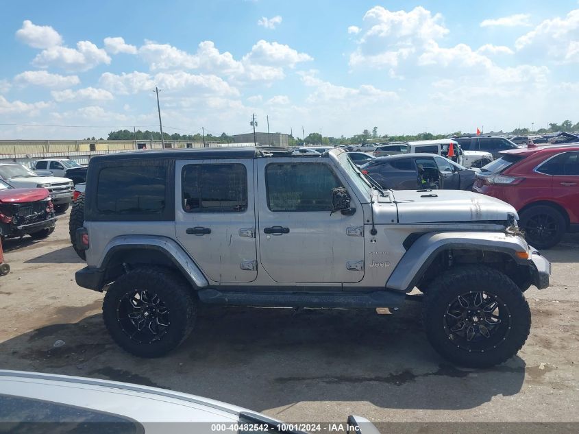 2020 Jeep Wrangler Unlimited Sahara VIN: 1C4HJXEN1LW267923 Lot: 40482542