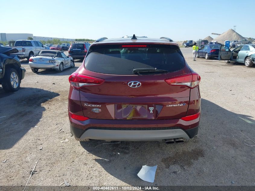 KM8J33A27HU375154 2017 Hyundai Tucson Limited