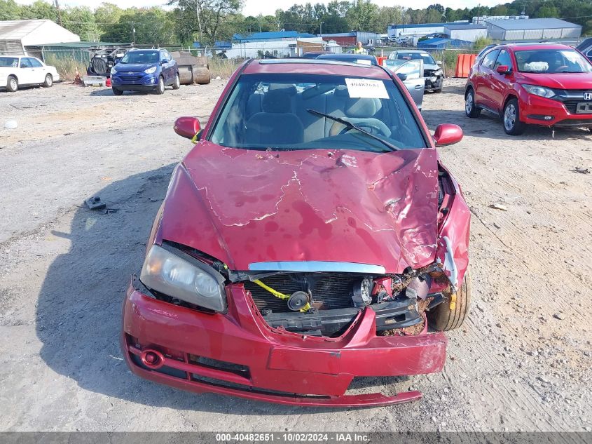 2006 Hyundai Elantra Gls/Limited VIN: KMHDN46D76U277052 Lot: 40482651