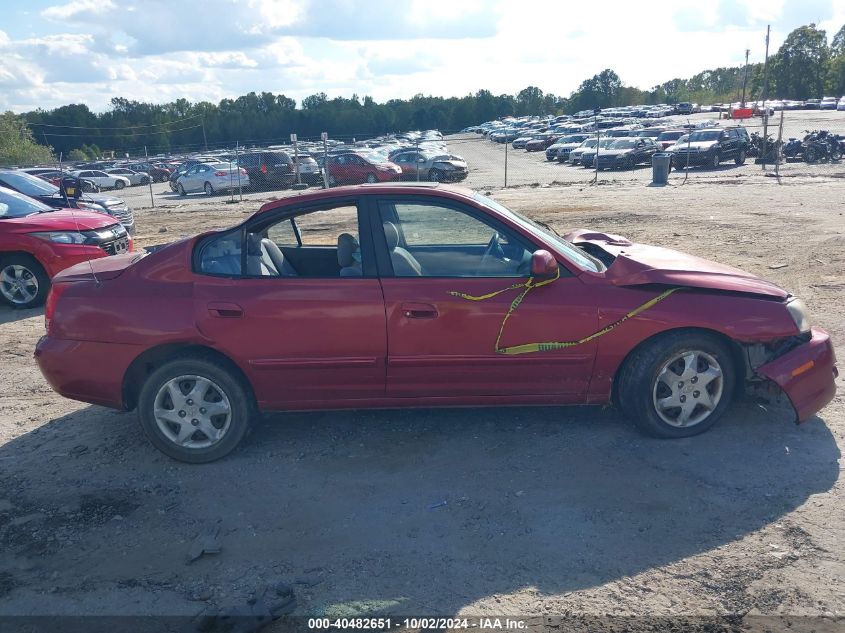 2006 Hyundai Elantra Gls/Limited VIN: KMHDN46D76U277052 Lot: 40482651