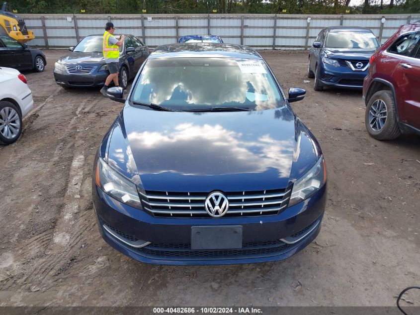 1VWBN7A31DC036650 2013 Volkswagen Passat 2.0L Tdi Se