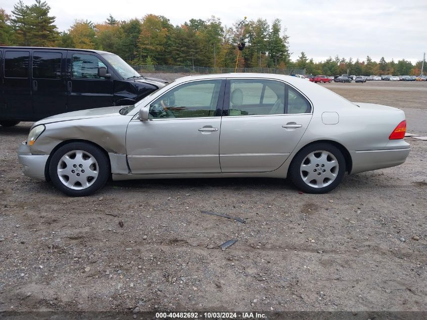 2003 Lexus Ls 430 VIN: JTHBN30F530102168 Lot: 40482692