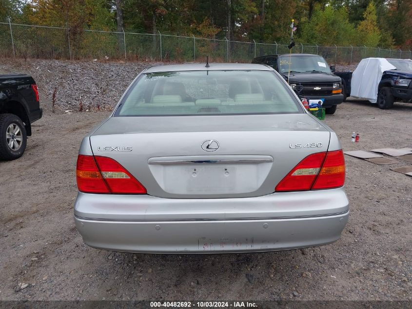 2003 Lexus Ls 430 VIN: JTHBN30F530102168 Lot: 40482692