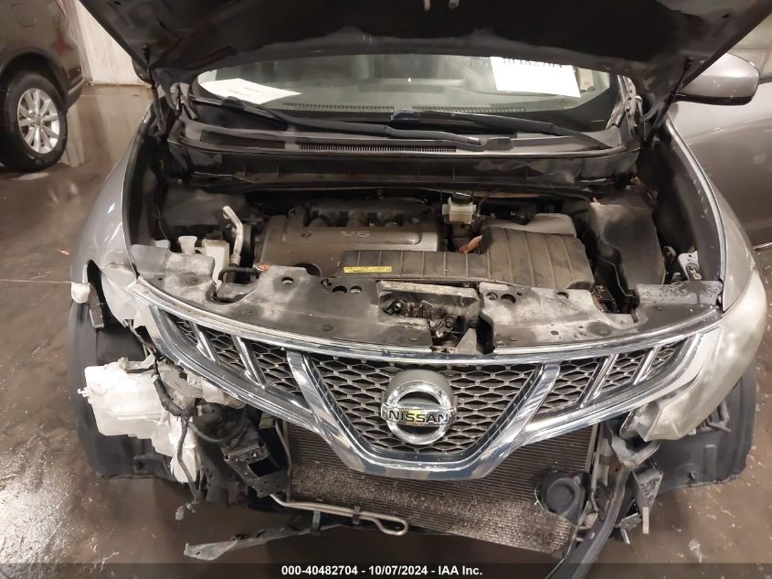 2011 Nissan Murano Sl VIN: JN8AZ1MW0BW154825 Lot: 40482704