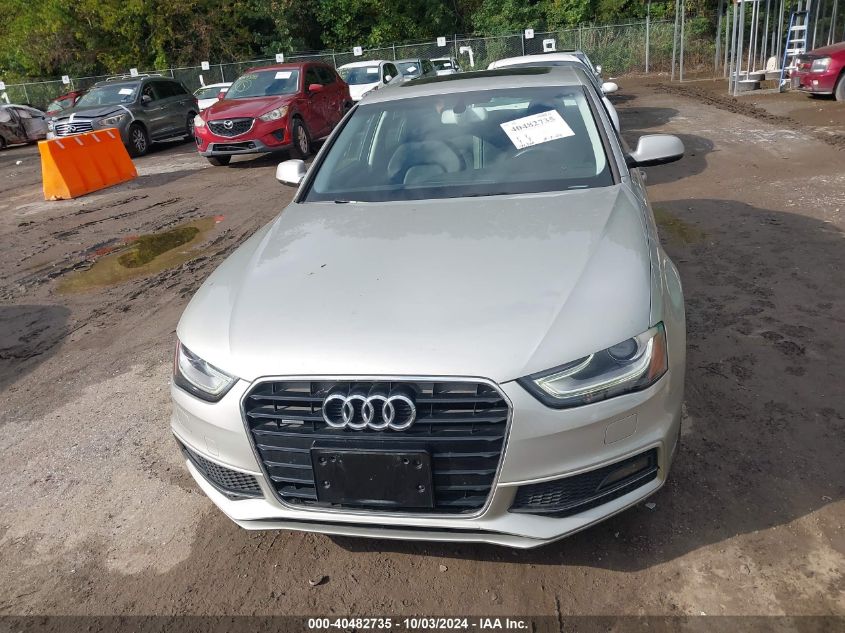 2014 Audi A4 2.0T Premium VIN: WAUHFAFL1EN012612 Lot: 40482735