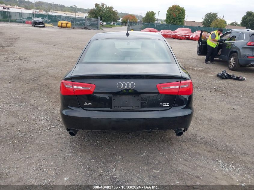 2012 Audi A6 3.0 Premium VIN: WAUFGAFC6CN162202 Lot: 40482736