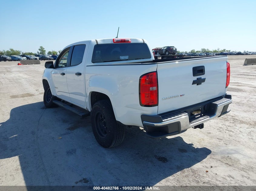 VIN 1GCGSBEN7K1110386 2019 CHEVROLET COLORADO WT