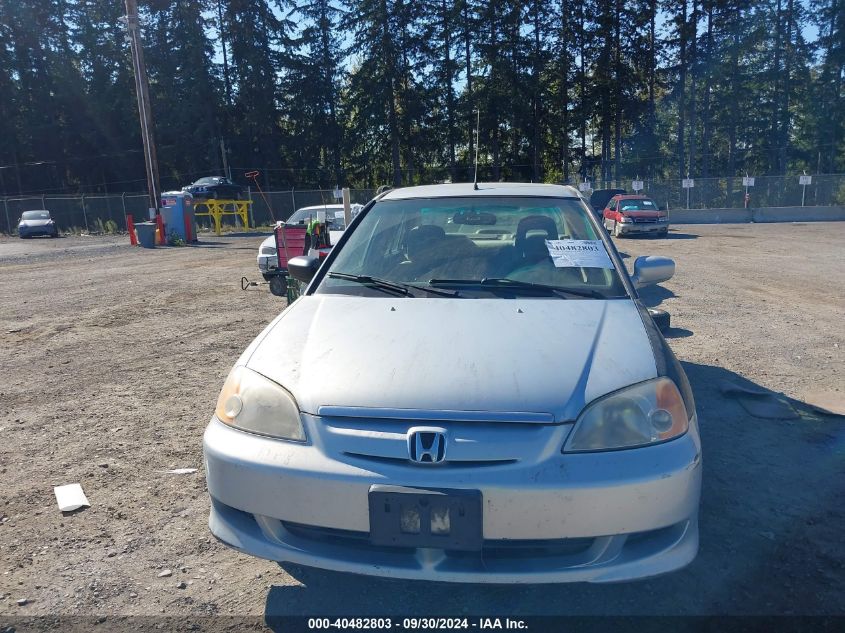 2003 Honda Civic Hybrid VIN: JHMES96653S006268 Lot: 40482803