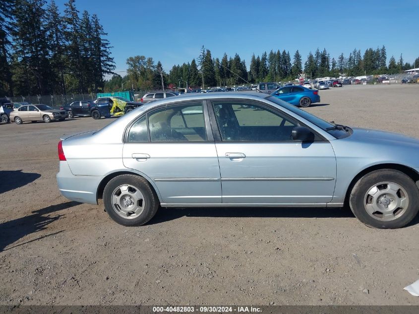 2003 Honda Civic Hybrid VIN: JHMES96653S006268 Lot: 40482803