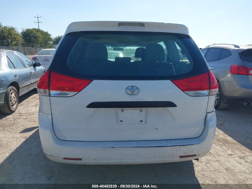 5TDZK3DC5BS026701 2011 Toyota Sienna Base V6