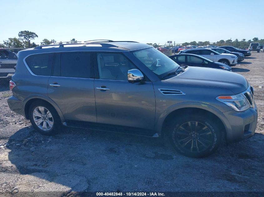 2018 Nissan Armada Platinum VIN: JN8AY2NC2J9550913 Lot: 40482848