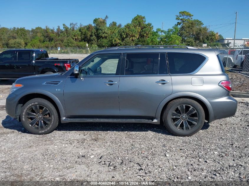 2018 Nissan Armada Platinum VIN: JN8AY2NC2J9550913 Lot: 40482848