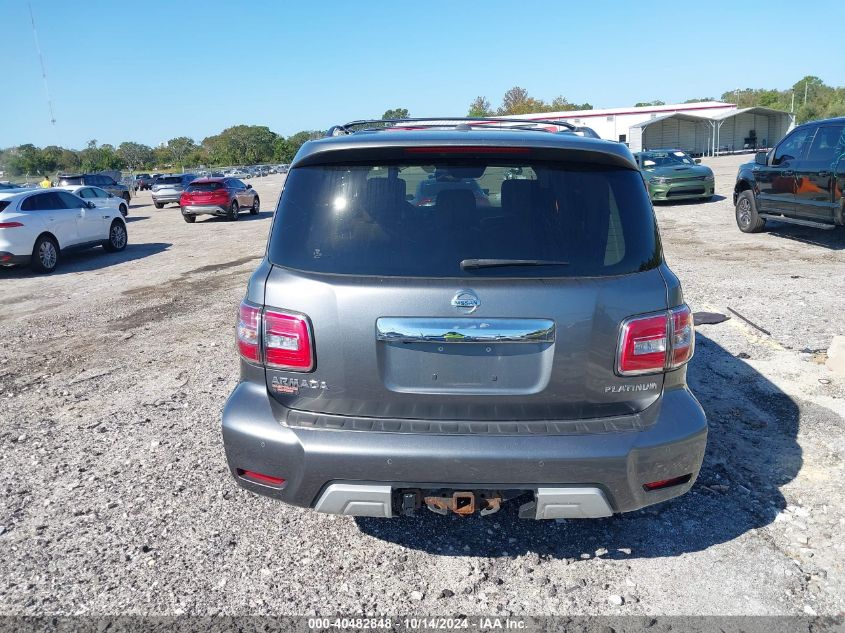 2018 Nissan Armada Platinum VIN: JN8AY2NC2J9550913 Lot: 40482848